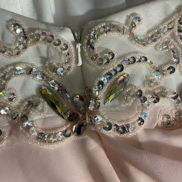 XSCAPE Beaded Maxi Dress Size 6 - Picture 12 of 12